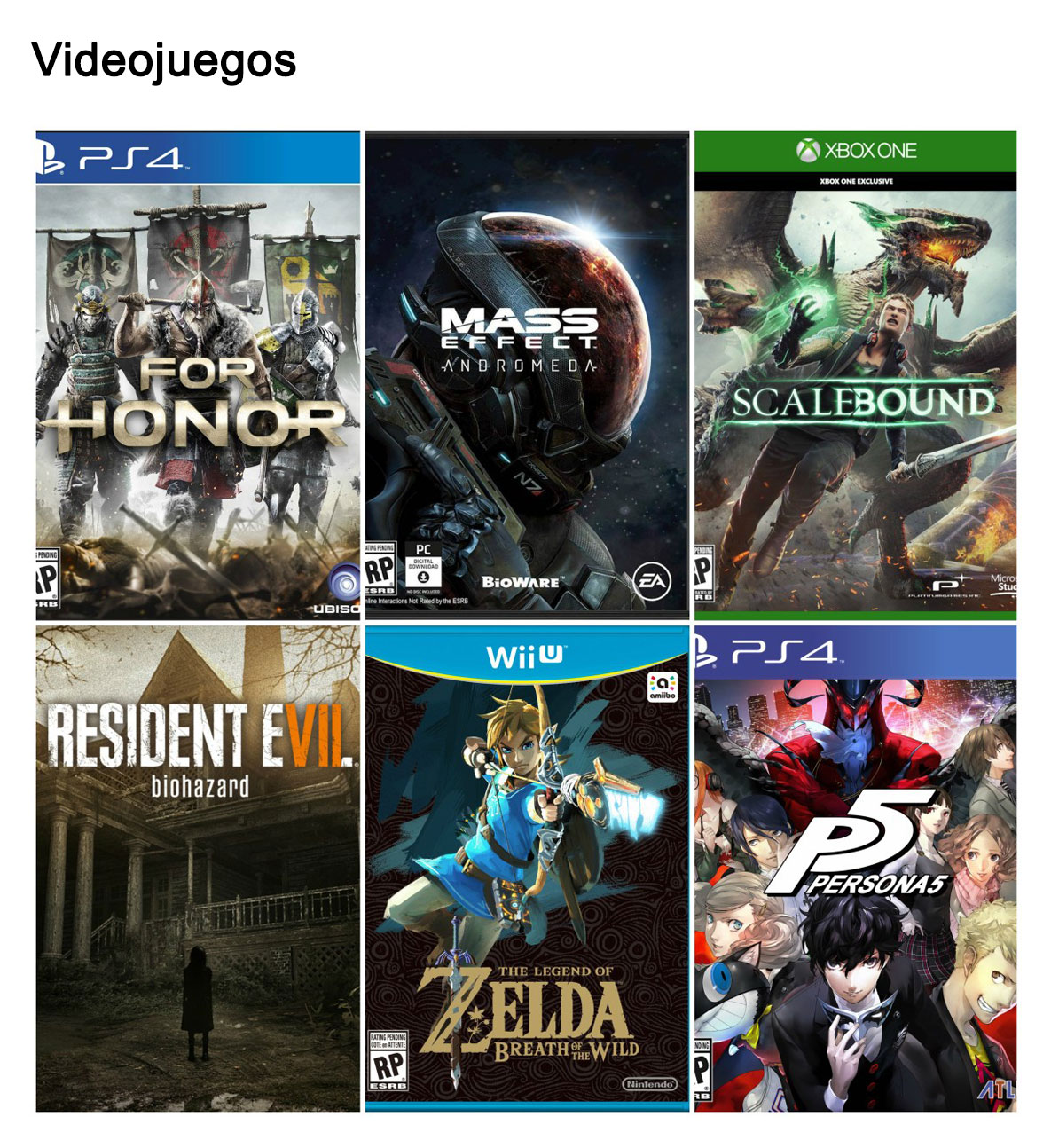 videojuegos